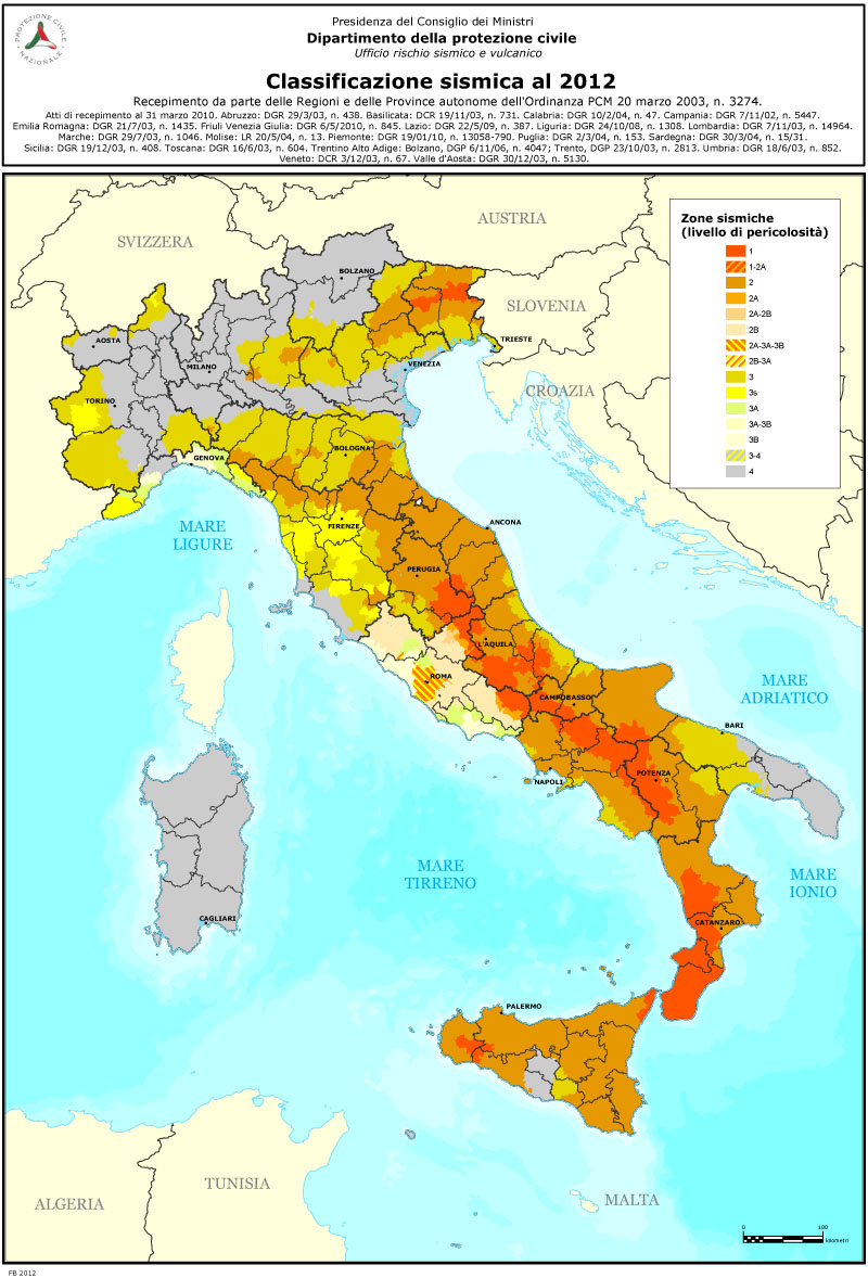 Mappa Sismica dell’italia Classificazione Sismica ITSANTISISMICA srls Mappa Sismica dell’italia Classificazione Sismica ITSANTISISMICA srls